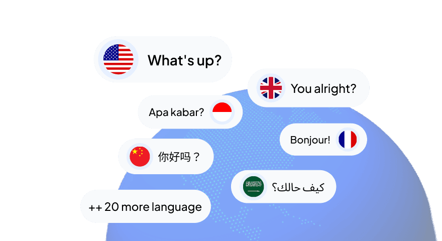 Language bubbles