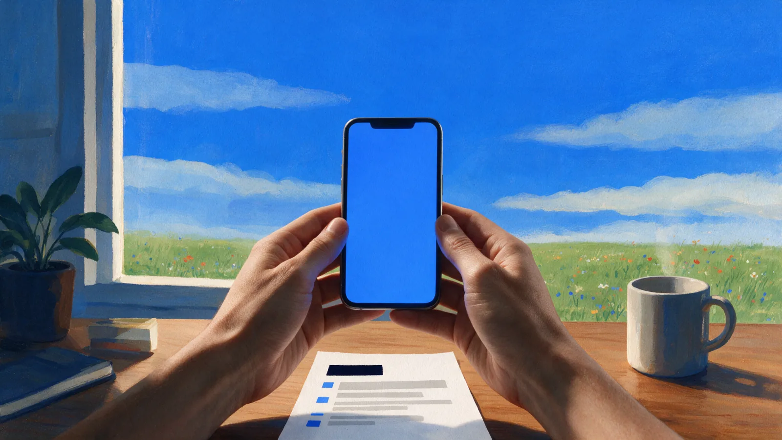 A voice recording flowing into a transcript, meeting minutes, and a visual summary