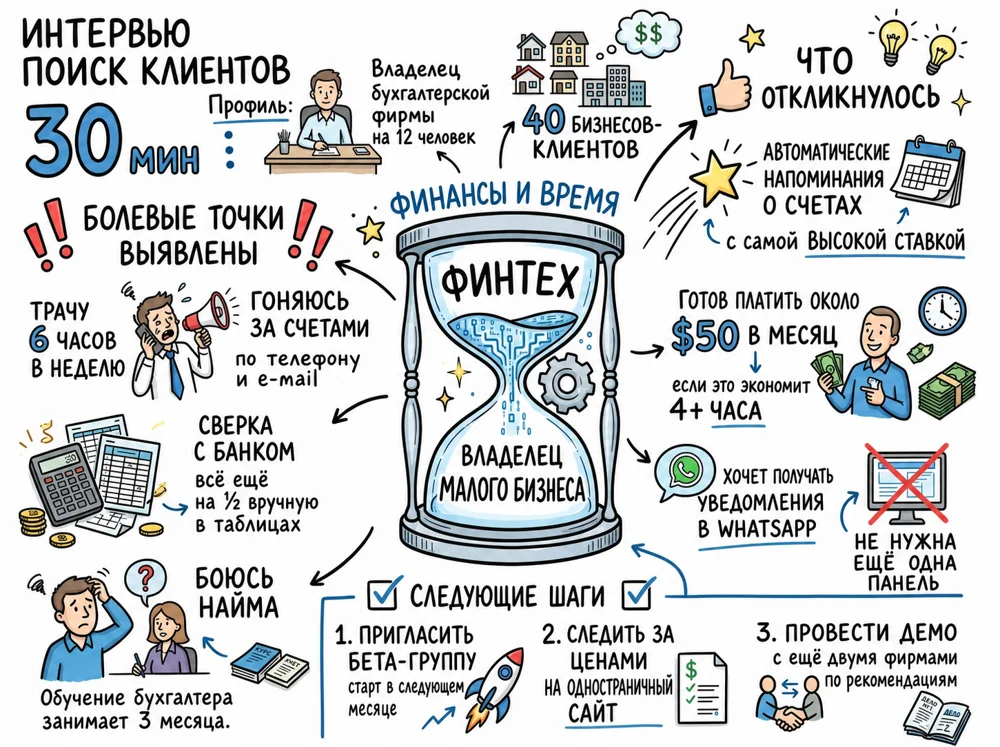Visual Note связывает центральную тему, опорные пункты и итоговое решение